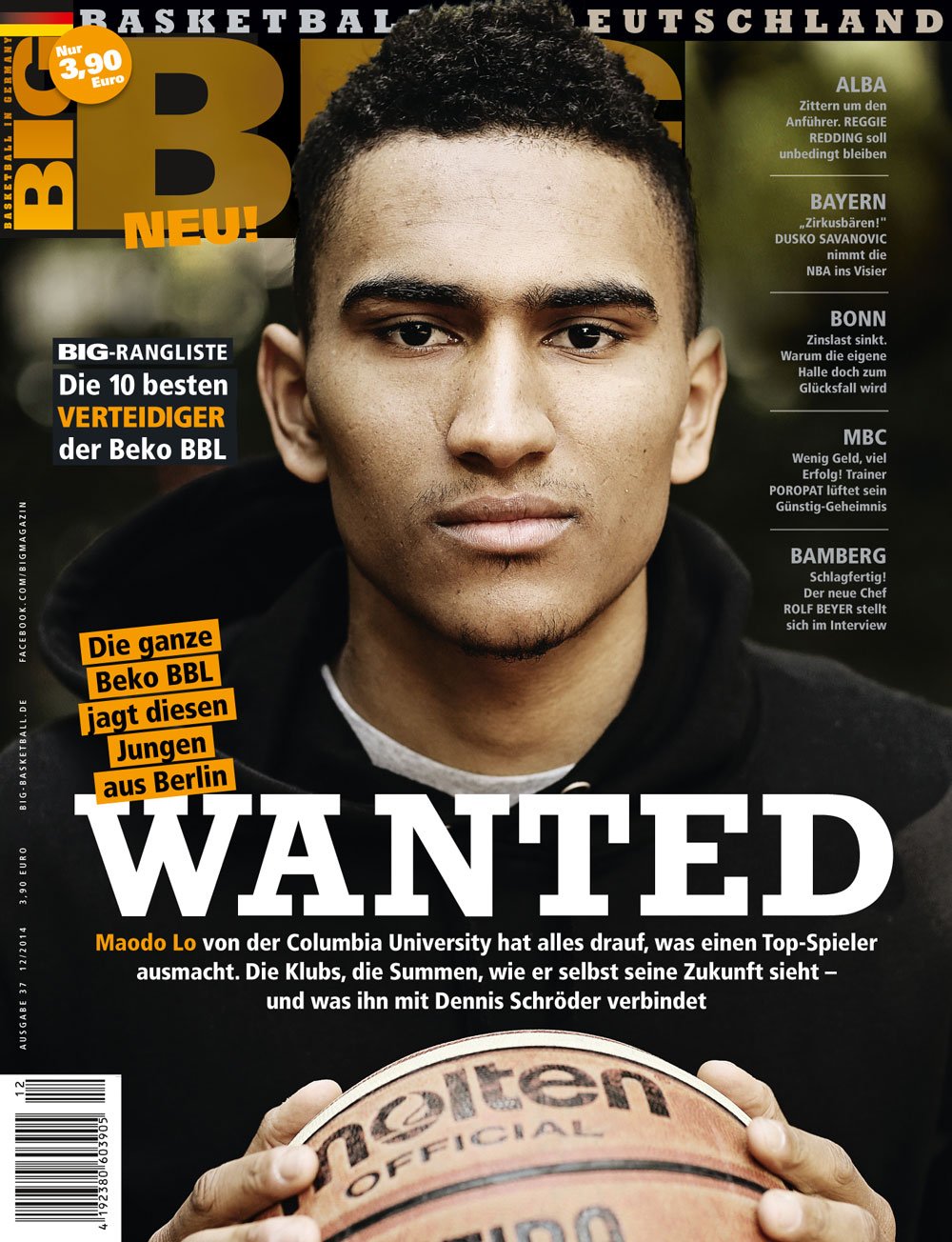 BIG - Basketball in Deutschland: In the Army Now von Sven Labenz aus Ausgabe 37 - 20150105-BIG-Basketball-in-Deutschland-In-the-Army-Now-von-Sven-Labenz-aus-Ausgabe-37-November-2014